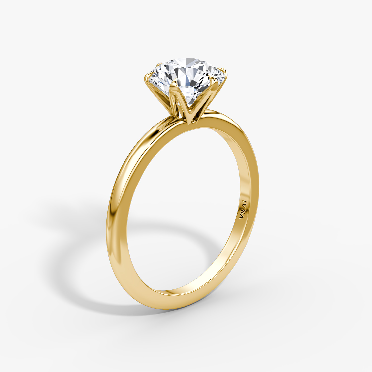 14K Gold 4-Prong 0.40ctw Diamond Engagement Ring | Dallas TX